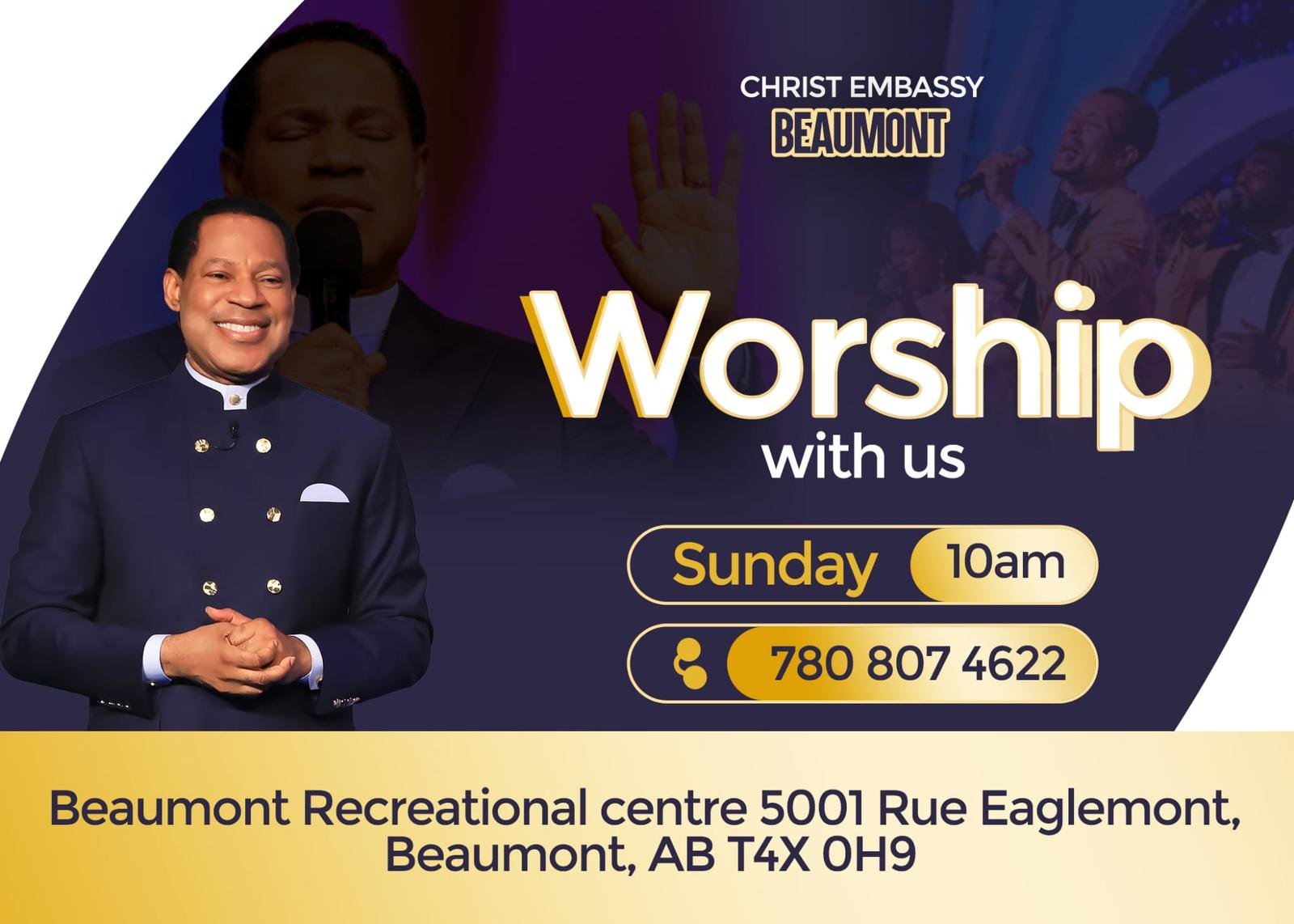 Worship with us every Sunday at 10AM